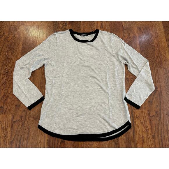 Jeanne Pierre Women's Cashmere Blend Women’s Casual Sweater Color Block Sz M NWT - Picture 1 of 6